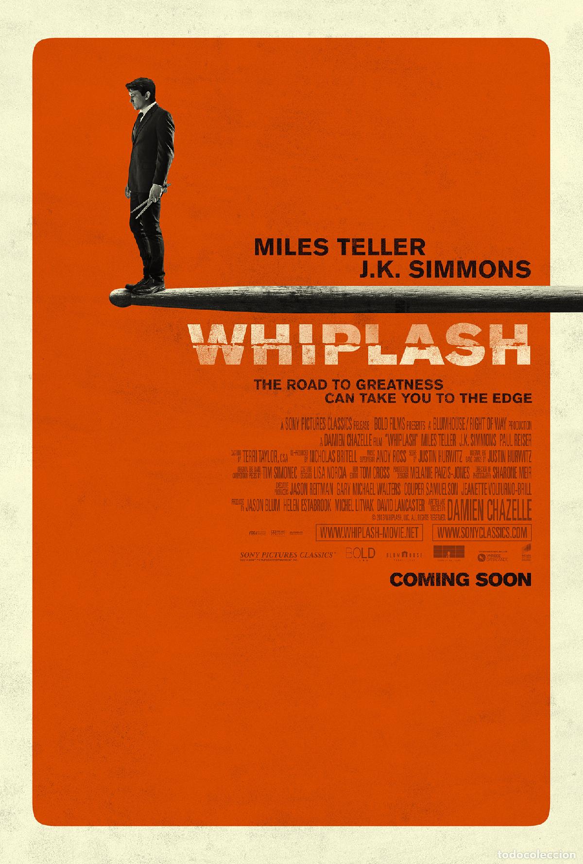 Cine: POSTER WHIPLASH - Foto 1