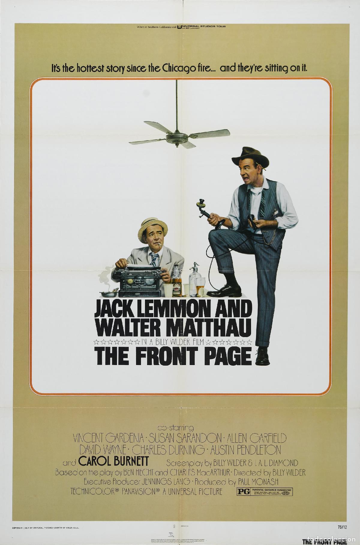 Cine: POSTER PRIMERA PLANA - Foto 1