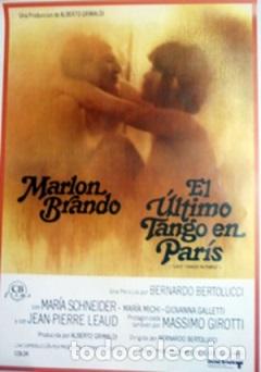 Cine: POSTER EL &Uacute;LTIMO TANGO EN PARIS - Foto 1
