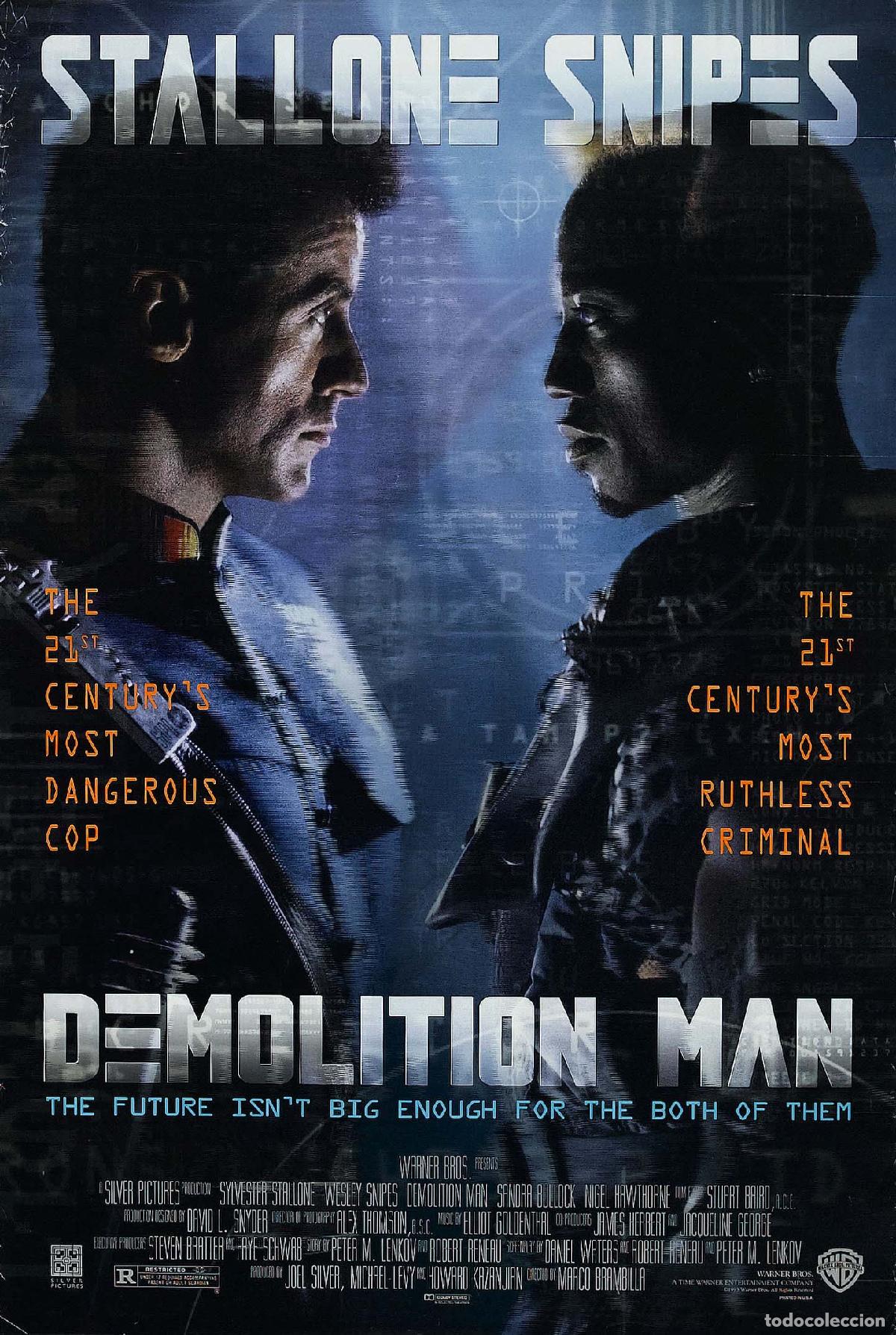 Cine: POSTER DEMOLITION MAN SYLVESTER STALLONE - Foto 1