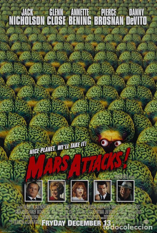 Cine: POSTER TIM BURTON MARS ATTACK - Foto 1