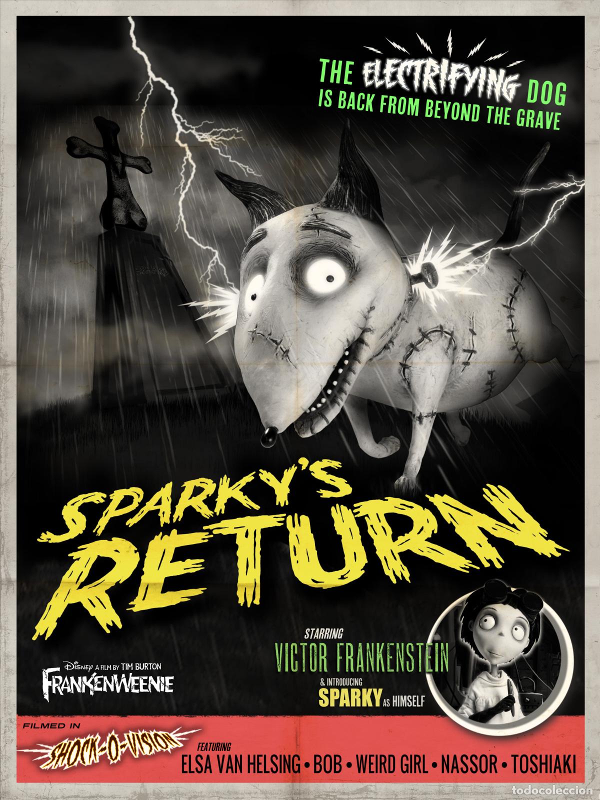 Cine: POSTER TIM BURTON FRANKENWEENIE - Foto 1