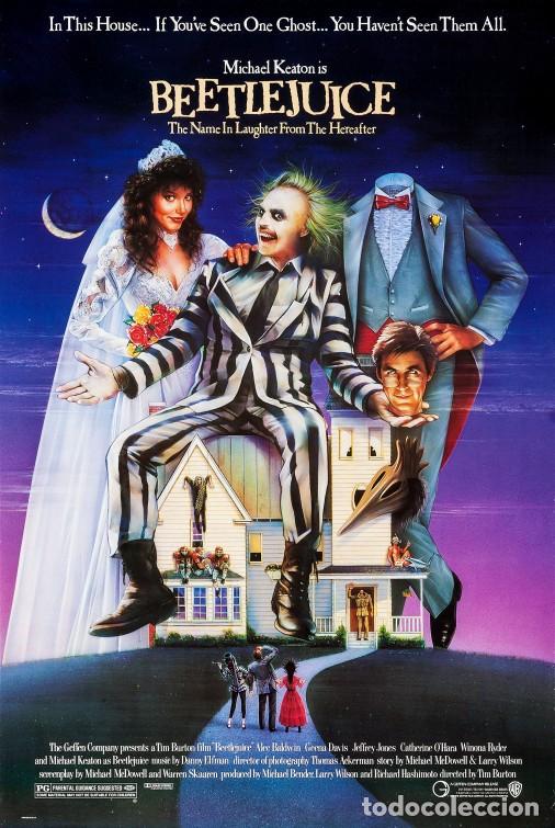 Cine: POSTER TIM BURTON BEETLEJUICE - Foto 1