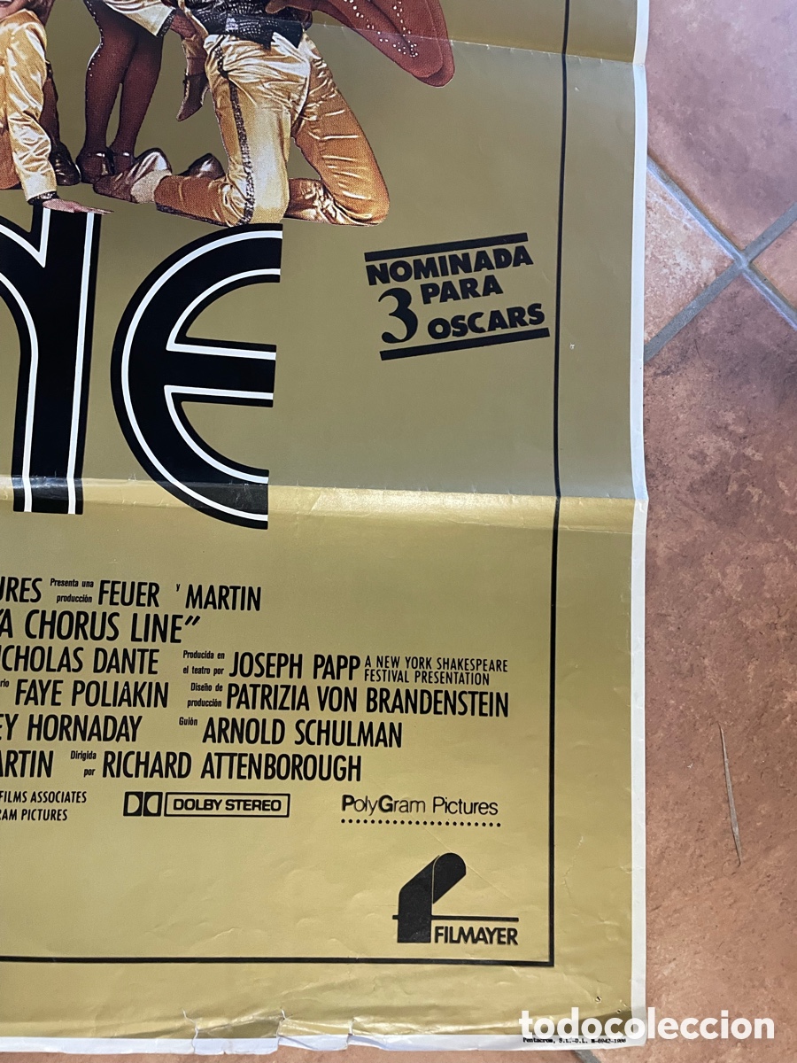 Cine: CHORUS LINE POSTER ORIGINAL - Foto 2
