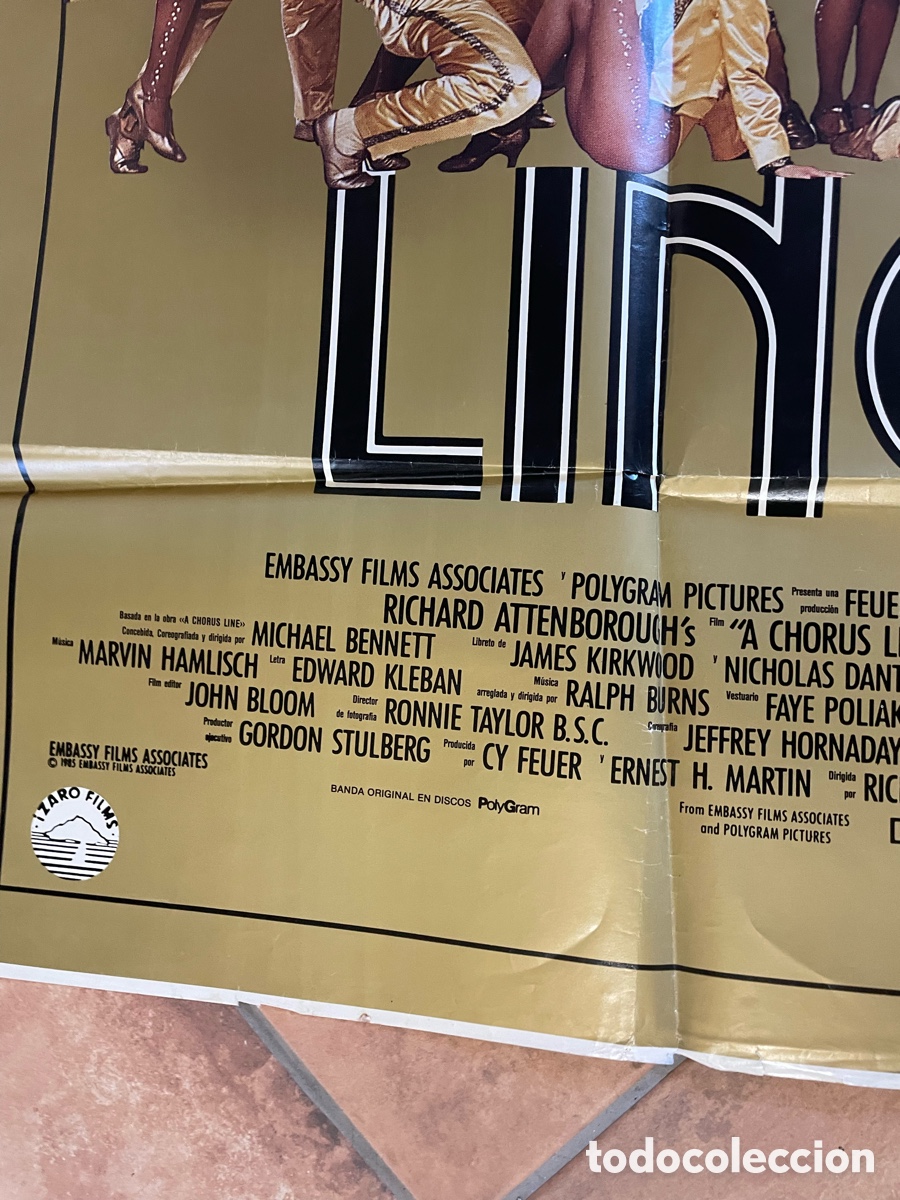 Cine: CHORUS LINE POSTER ORIGINAL - Foto 4