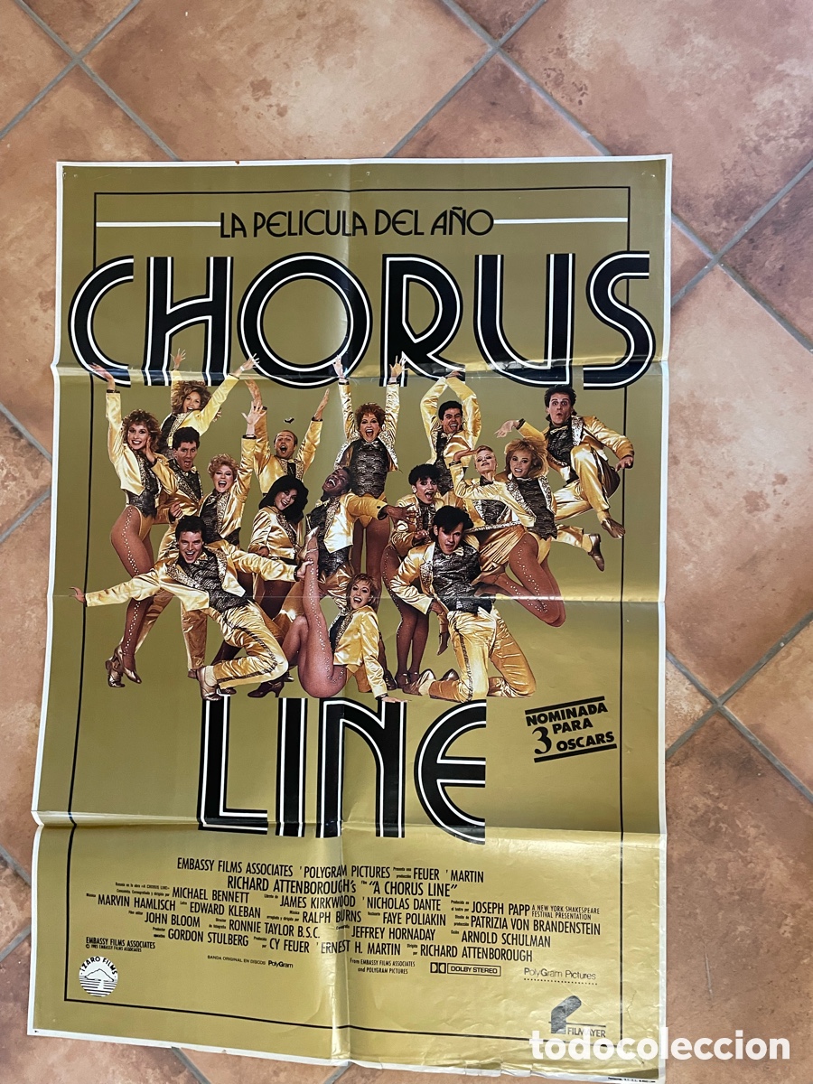 Cine: CHORUS LINE POSTER ORIGINAL - Foto 1