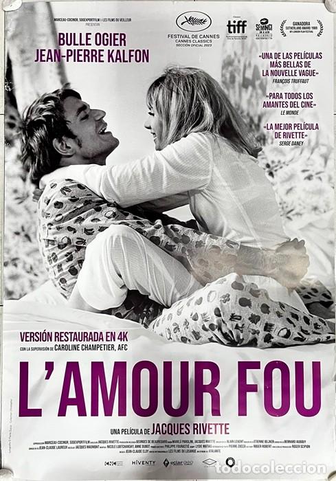 Cinema: L'amour fou, P&oacute;ster original (70x100 cm) Jacques Rivette, Bulle Ogier, Jean-Pierre Kalfon