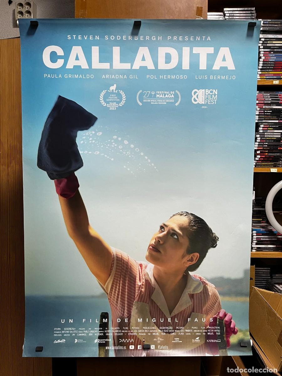 Cin&eacute;ma: Calladita. P&oacute;ster original (70x100) Miguel Faus, Paula Grimaldo, Ariadna Gil, Pol Hermoso