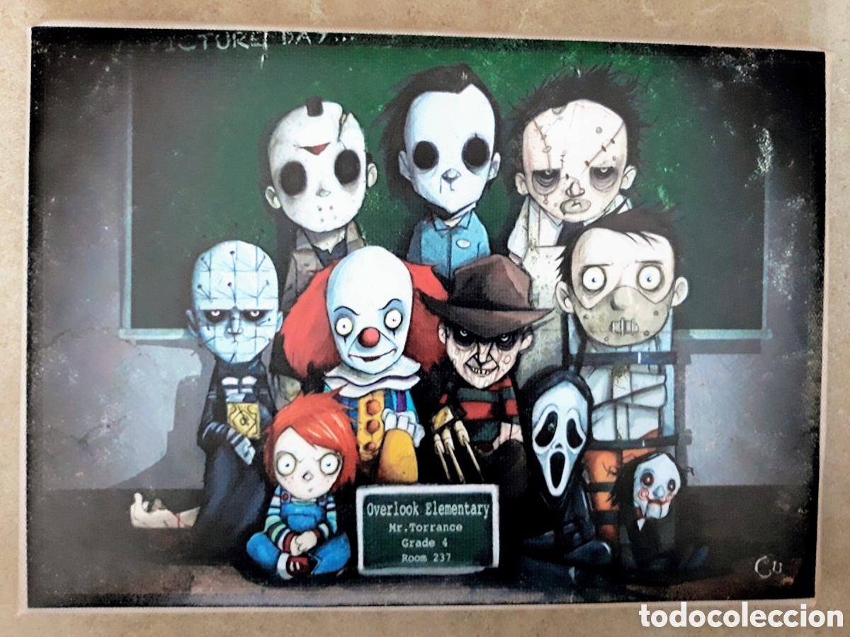 Cine: Cuadro PERSONAJES de TERROR en clase - Foto 1