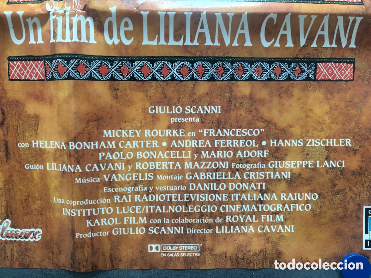 Cine: Poster - FRANCESCO, MICKEY ROURKE - Foto 3