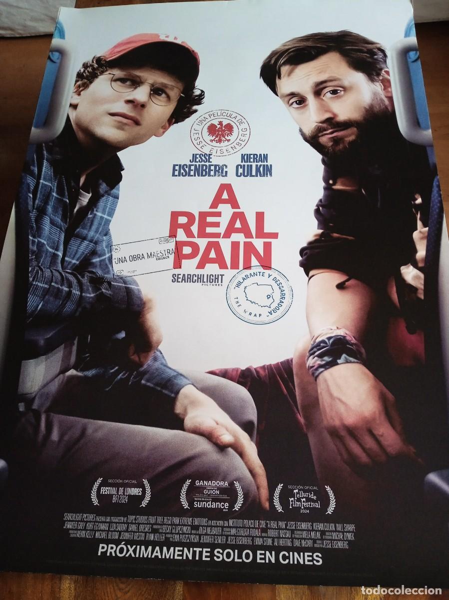 Kino: A Real Pain - Jesse Eisenberg, Kieran Culkin, Jennifer Grey - Poster original Fox 2024