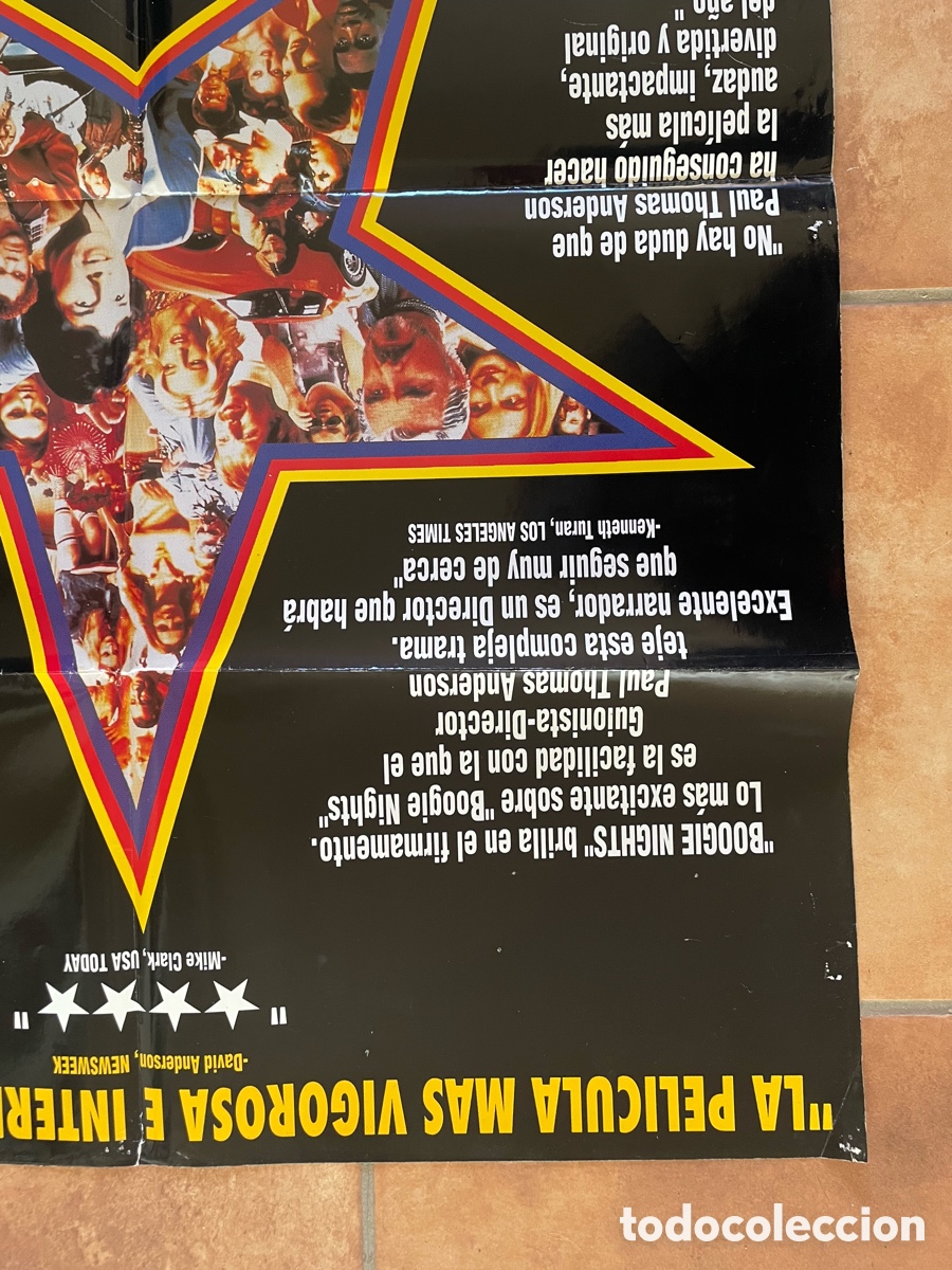 Cine: BOOGIE NIGHTS POSTER ORIGINAL - Foto 2