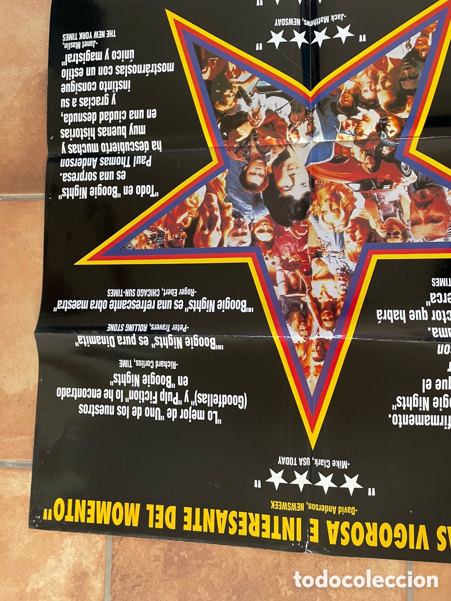 Cine: BOOGIE NIGHTS POSTER ORIGINAL - Foto 3