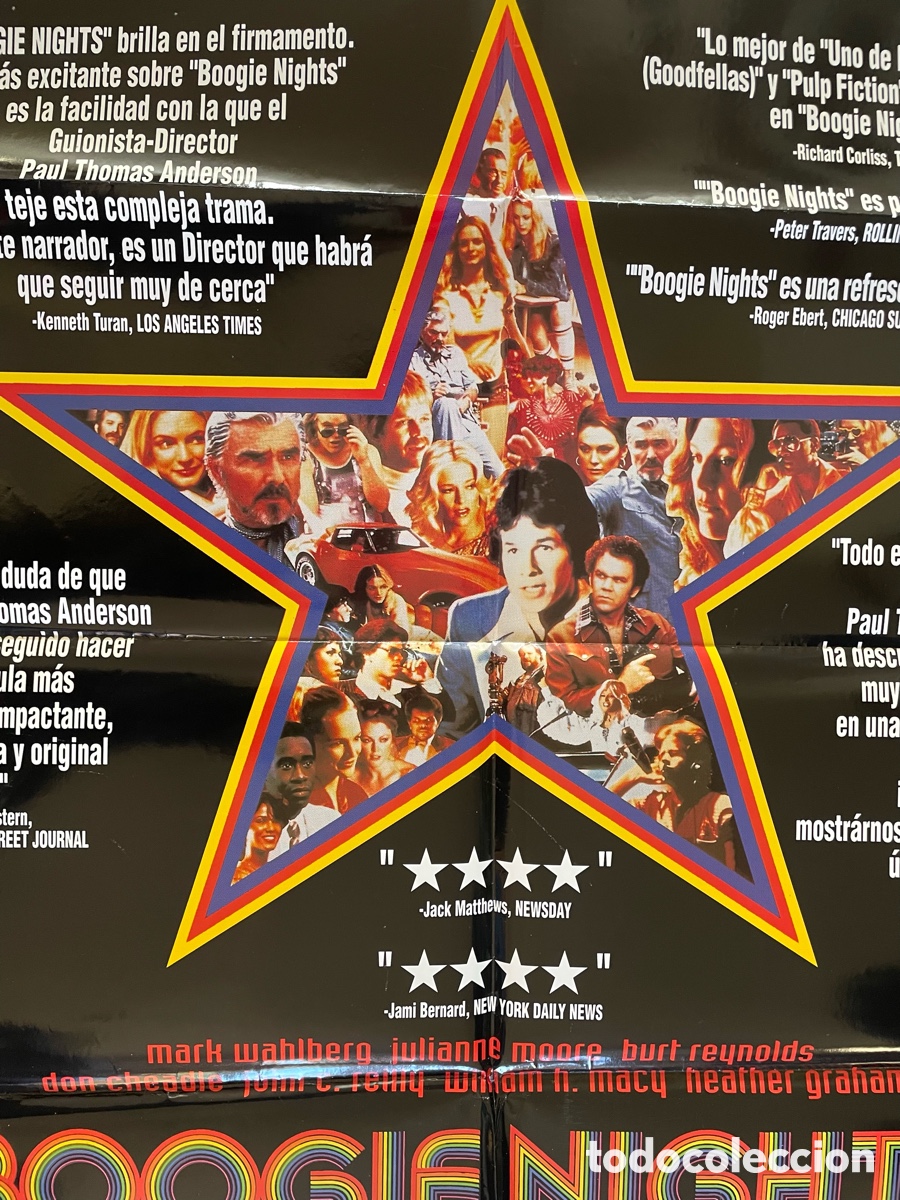 Cine: BOOGIE NIGHTS POSTER ORIGINAL - Foto 4