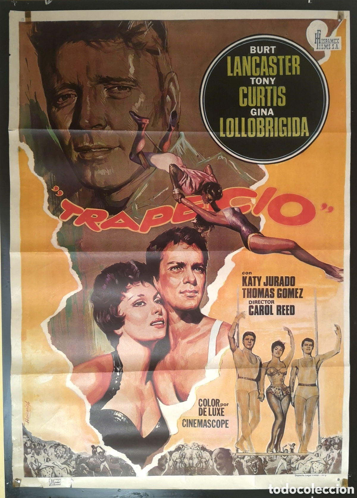 Cine: TRAPECIO - 1976 - 70 X 100 - (25) - Foto 1