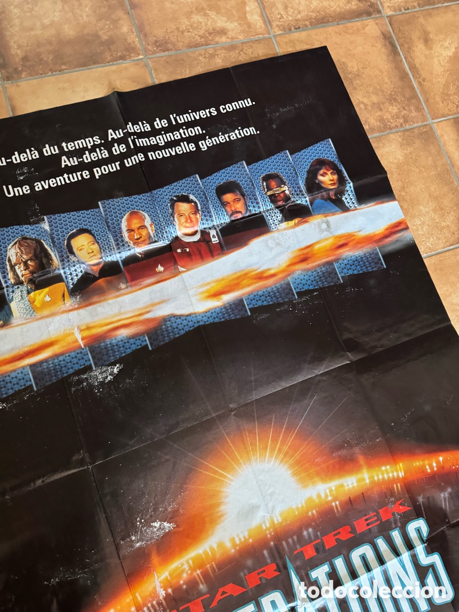 Cine: STAR TREK GENERATIONS POSTER ORIGINAL - Foto 5