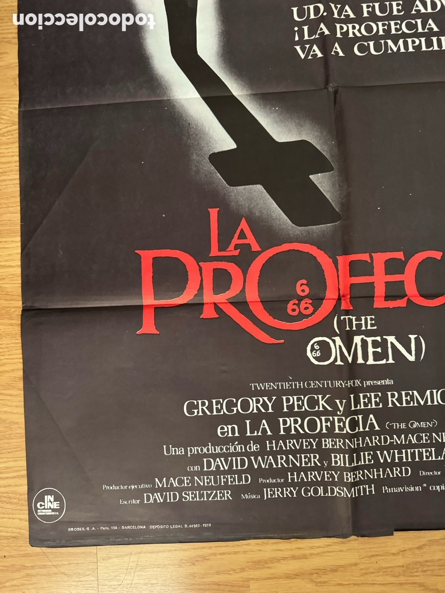 Cine: LA PROFECIA POSTER ORIGINAL - Foto 4