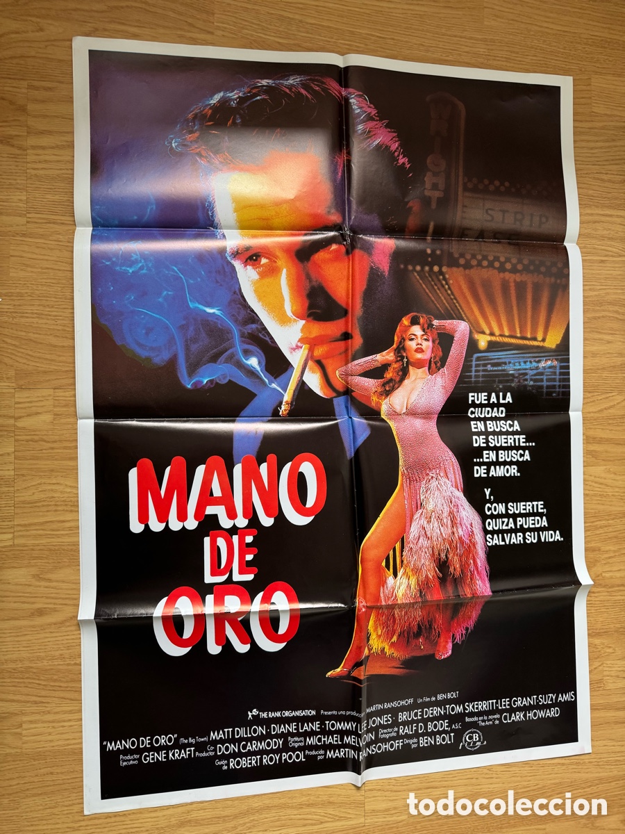 Cine: MANO DE ORO POSTER ORIGINAL - Foto 1