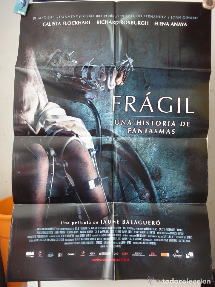 Cinema: Poster Orignial Fragiles Una Historia De Fantasmas Calista Flockhart Jaume Balaguero 2005 Doble Lado