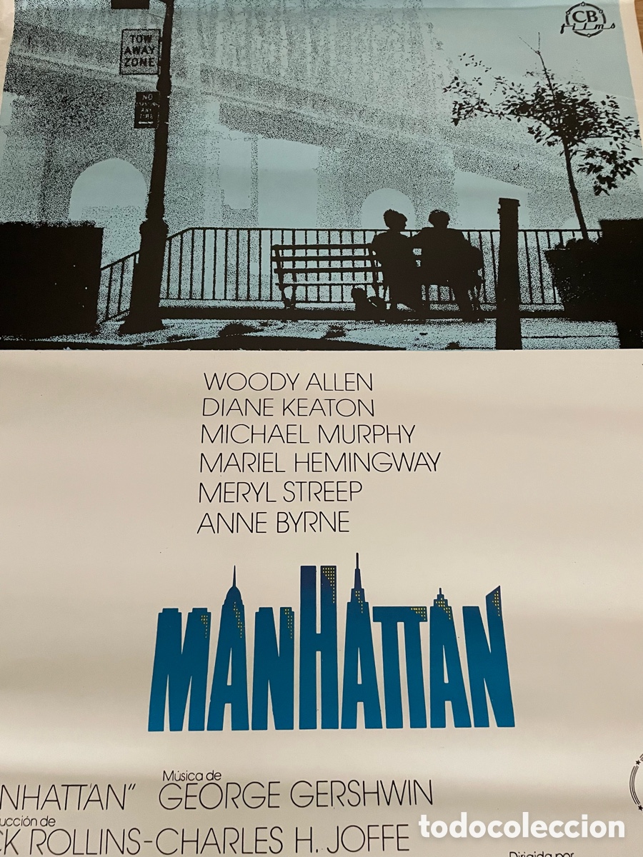 Cine: MANHATTAN POSTER ORIGINAL 1984 - Foto 8