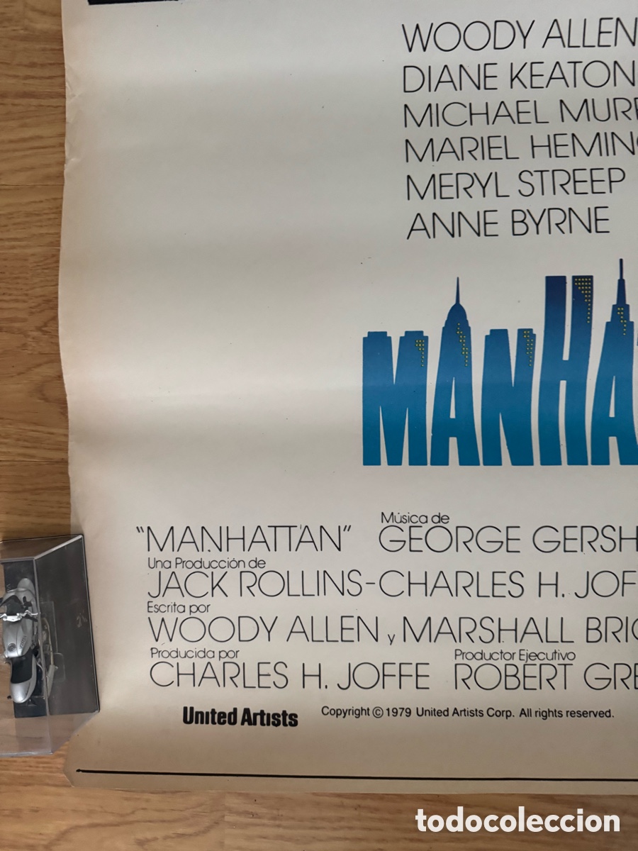 Cine: MANHATTAN POSTER ORIGINAL 1984 - Foto 5