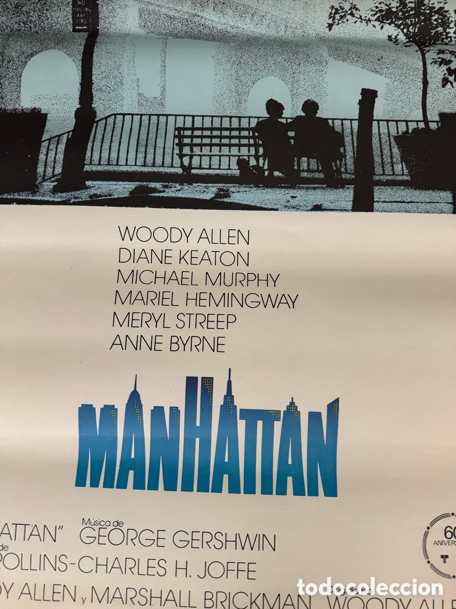 Cine: MANHATTAN POSTER ORIGINAL 1984 - Foto 6
