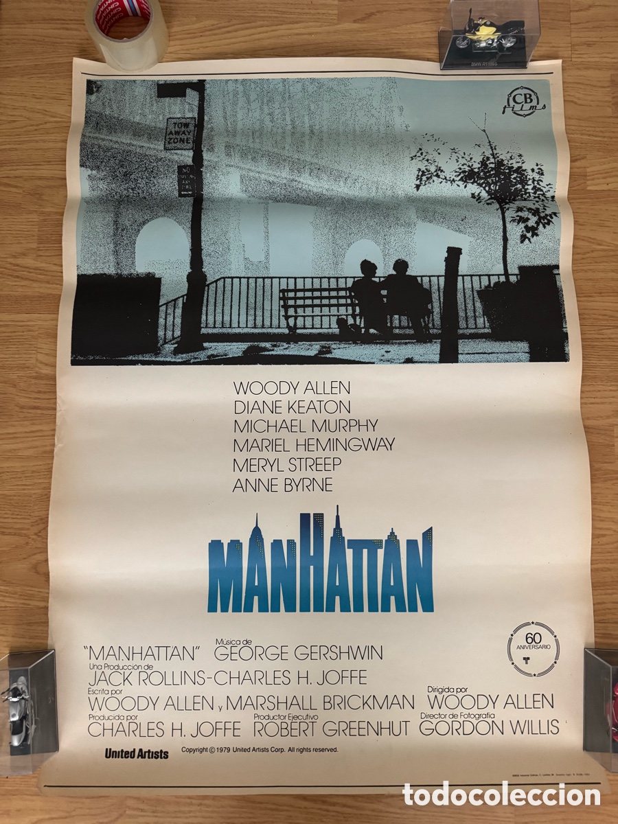 Cine: MANHATTAN POSTER ORIGINAL 1984 - Foto 1