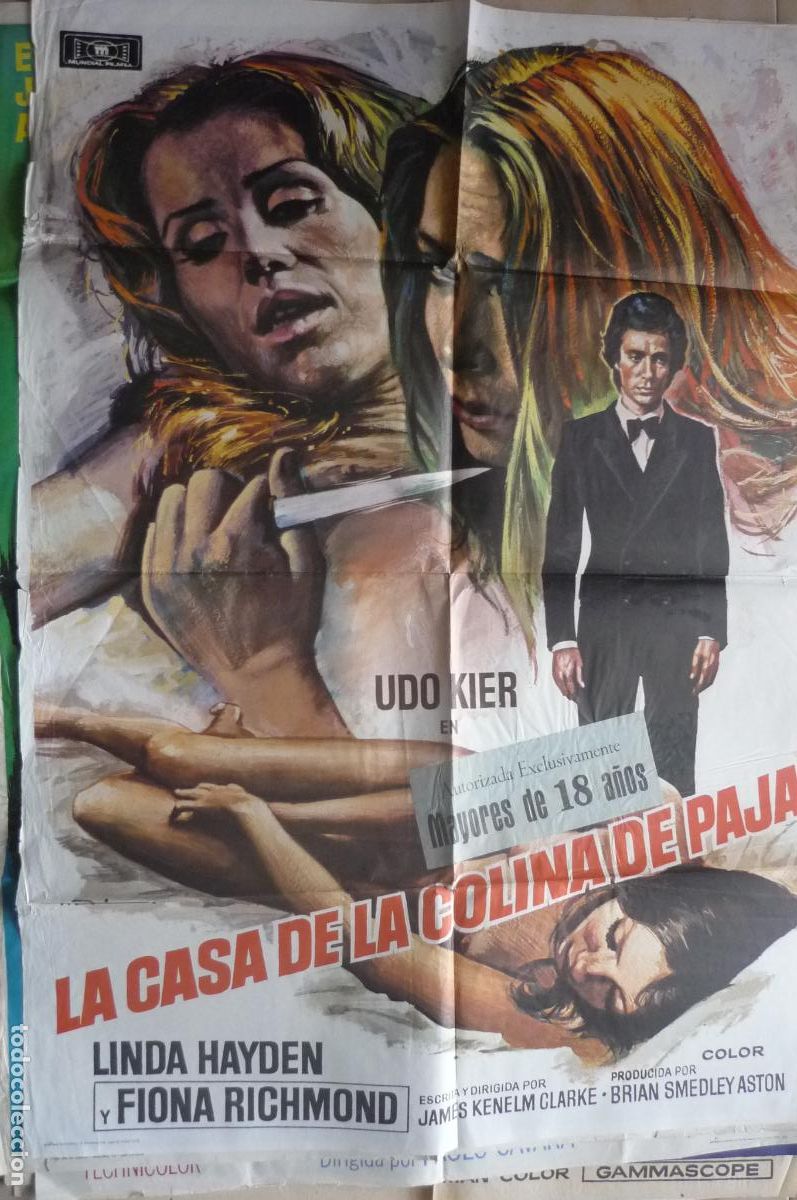 Cine: POSTER CINE 1 X70 LA CASA DE LA COLINA DE PAJA UDO KIER..-MAC