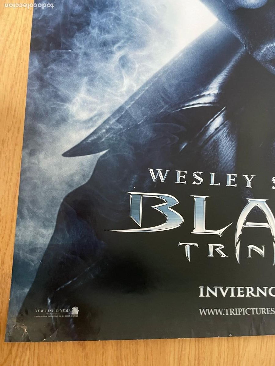 Cine: BLADE TRINITY POSTER ORIGINAL - Foto 4