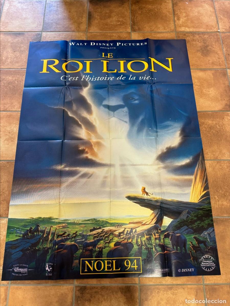 Cine: EL REY LEON POSTER ORIGINAL - Foto 1