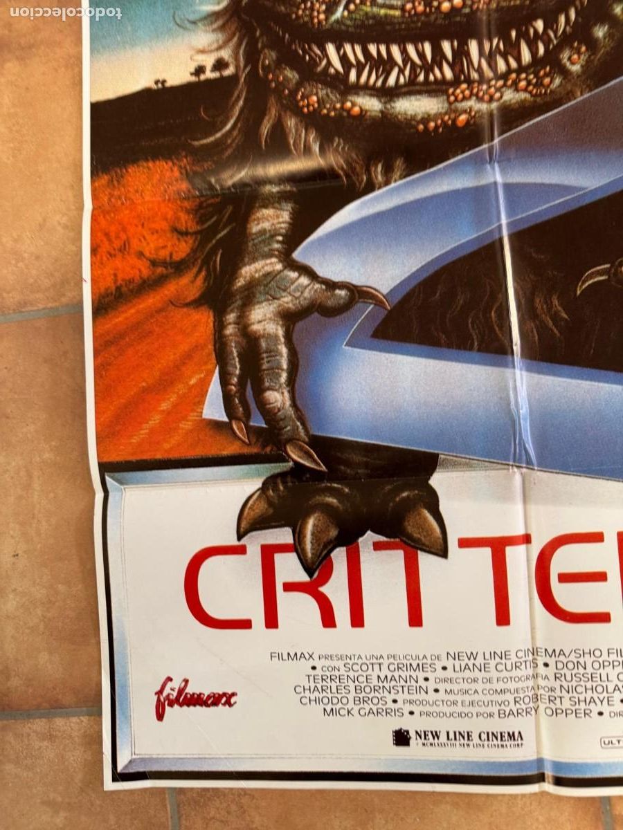 Cine: CRITTERS 2 POSTER ORIGINAL - Foto 2