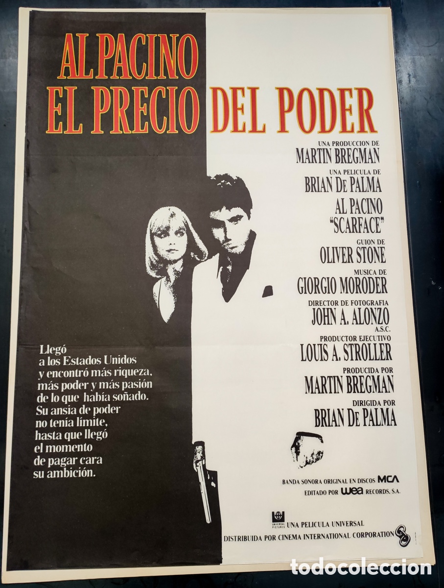 Cine: Cartel de cine El precio del poder SCARFACE - Foto 1