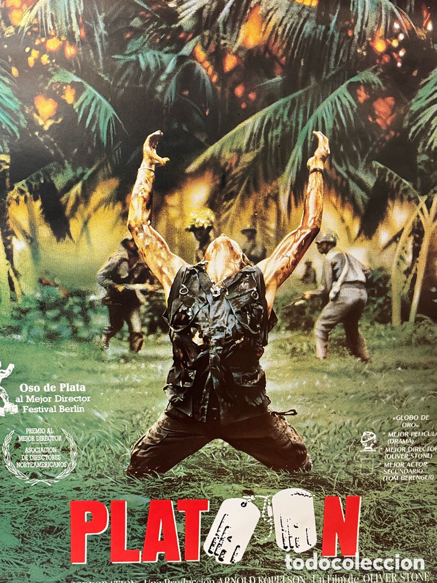 Cine: PLATOON POSTER ORIGINAL - Foto 4
