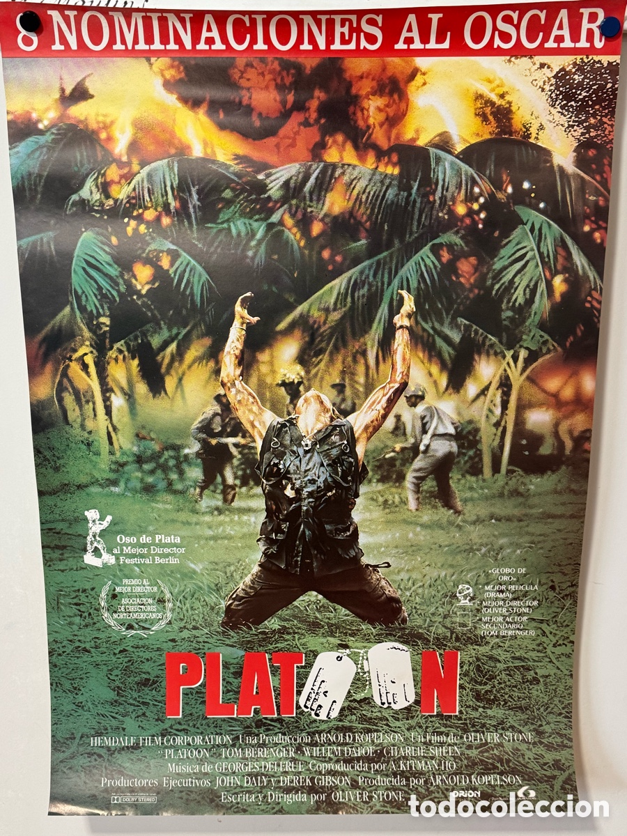 Cine: PLATOON POSTER ORIGINAL - Foto 1