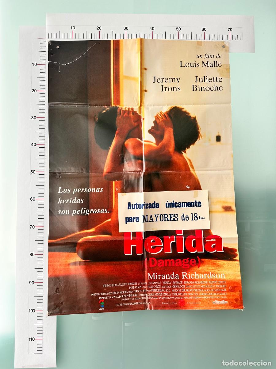 Cine: Herida - P&oacute;ster original 70x100 cm - Foto 1