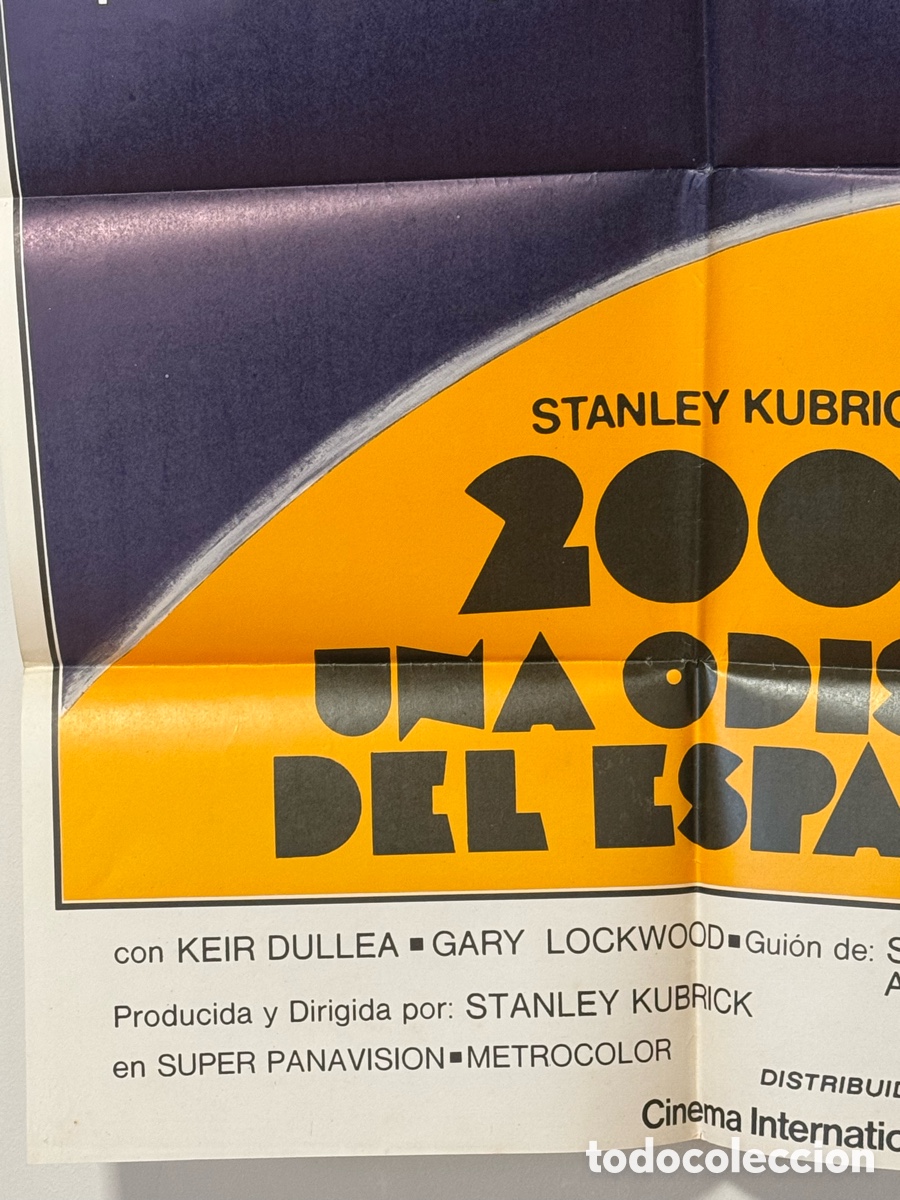 Cine: &rdquo;&rdquo;2001 ODISEA DEL ESPACIO POSTER ORIGINAL 70 X 100 - Foto 5