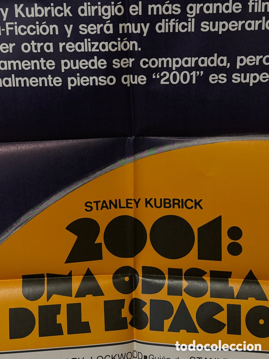 Cine: &rdquo;&rdquo;2001 ODISEA DEL ESPACIO POSTER ORIGINAL 70 X 100 - Foto 6