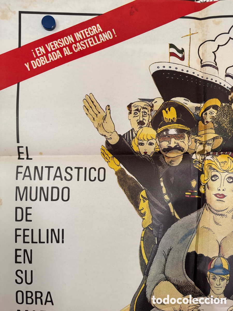 Cine: AMARCORD POSTER ORIGINAL - Foto 2