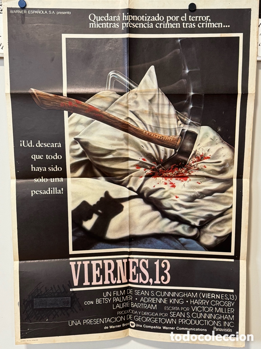 Cine: POSTER ORIGINAL VIERNES 13 - Foto 1