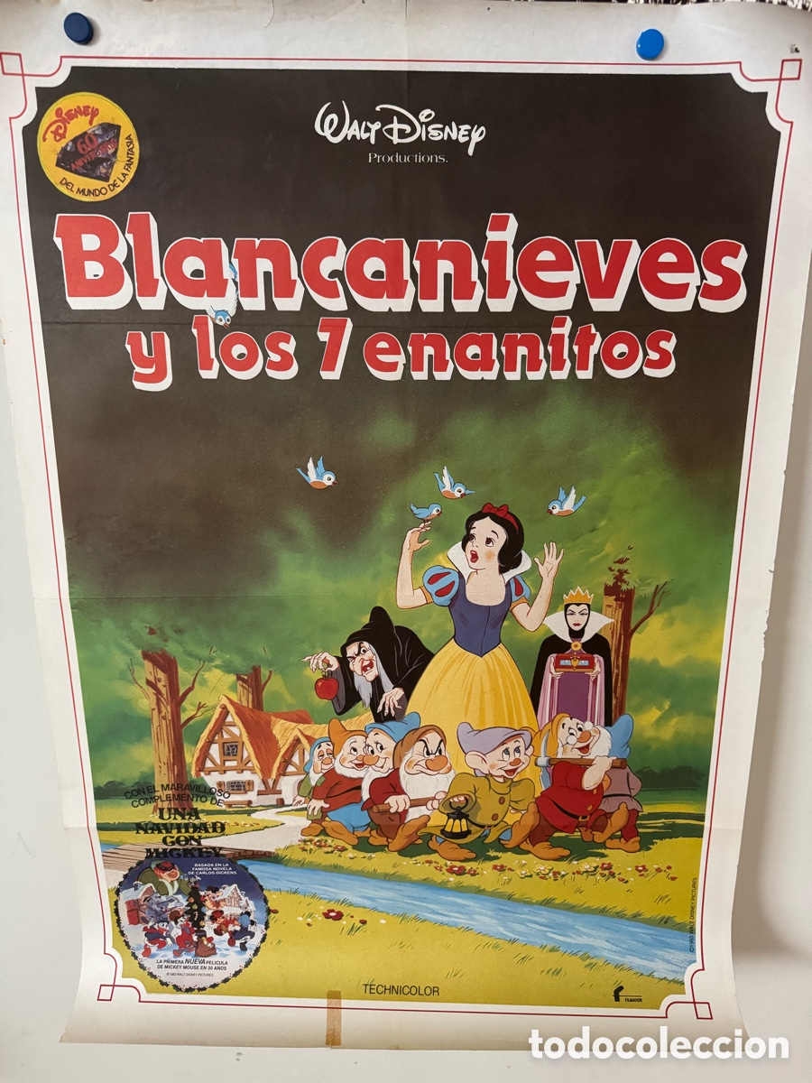 Cinema: BLANCANIEVES Y LOS SIETE ENANITOS POSTER ORIGINAL