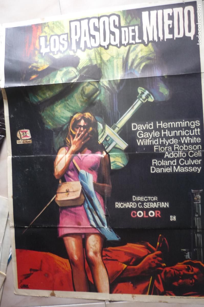 Cine: POSTER CINE 1 X 7O LOS PASOS DEL MIEDO