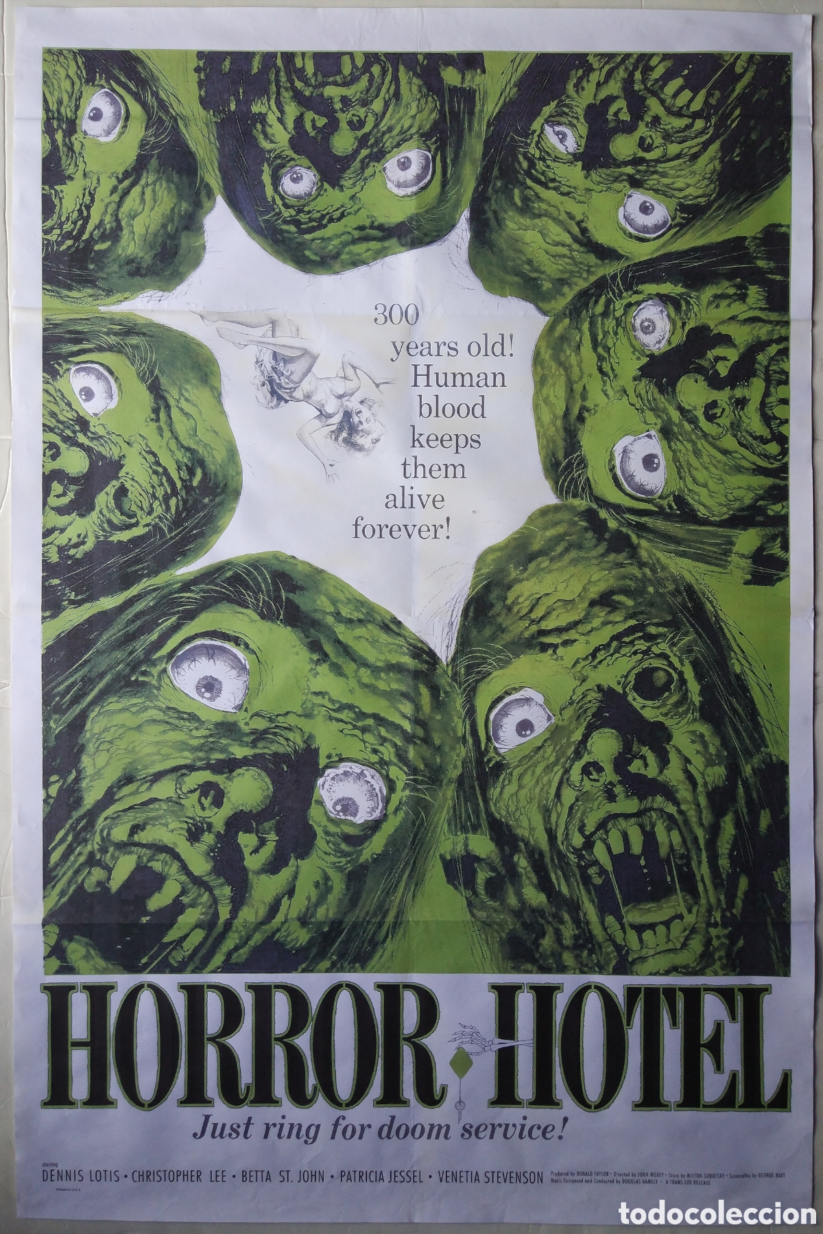 Kino: HORROR HOTEL: Cartel Cine Original USA 1961