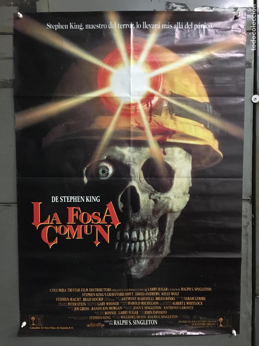 Cinéma: ODC A471 LA FOSA COMUN STEPHEN KING POSTER ORIGINAL 70X100 ESTRENO