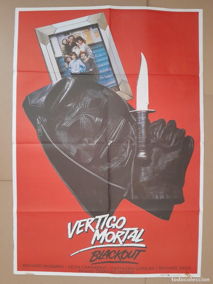 Cinéma: CARTEL PELICULA CINE VERTIGO MORTAL RICHARD WIDMARK ESTRENO 1986 A 205