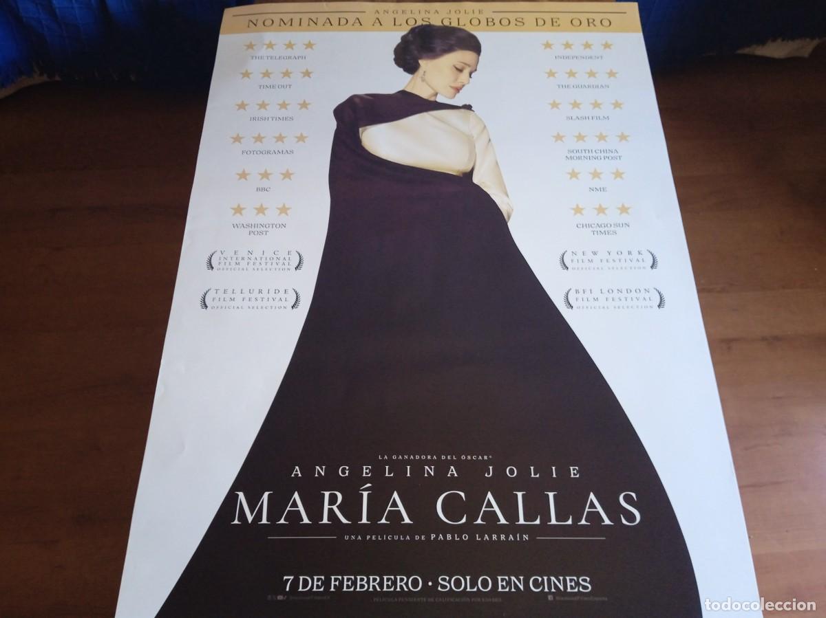 Cinema: Mar&iacute;a Callas - Angelina Jolie, Pierfrancesco Favino, Pablo Larrain - Poster original Diamond 2025