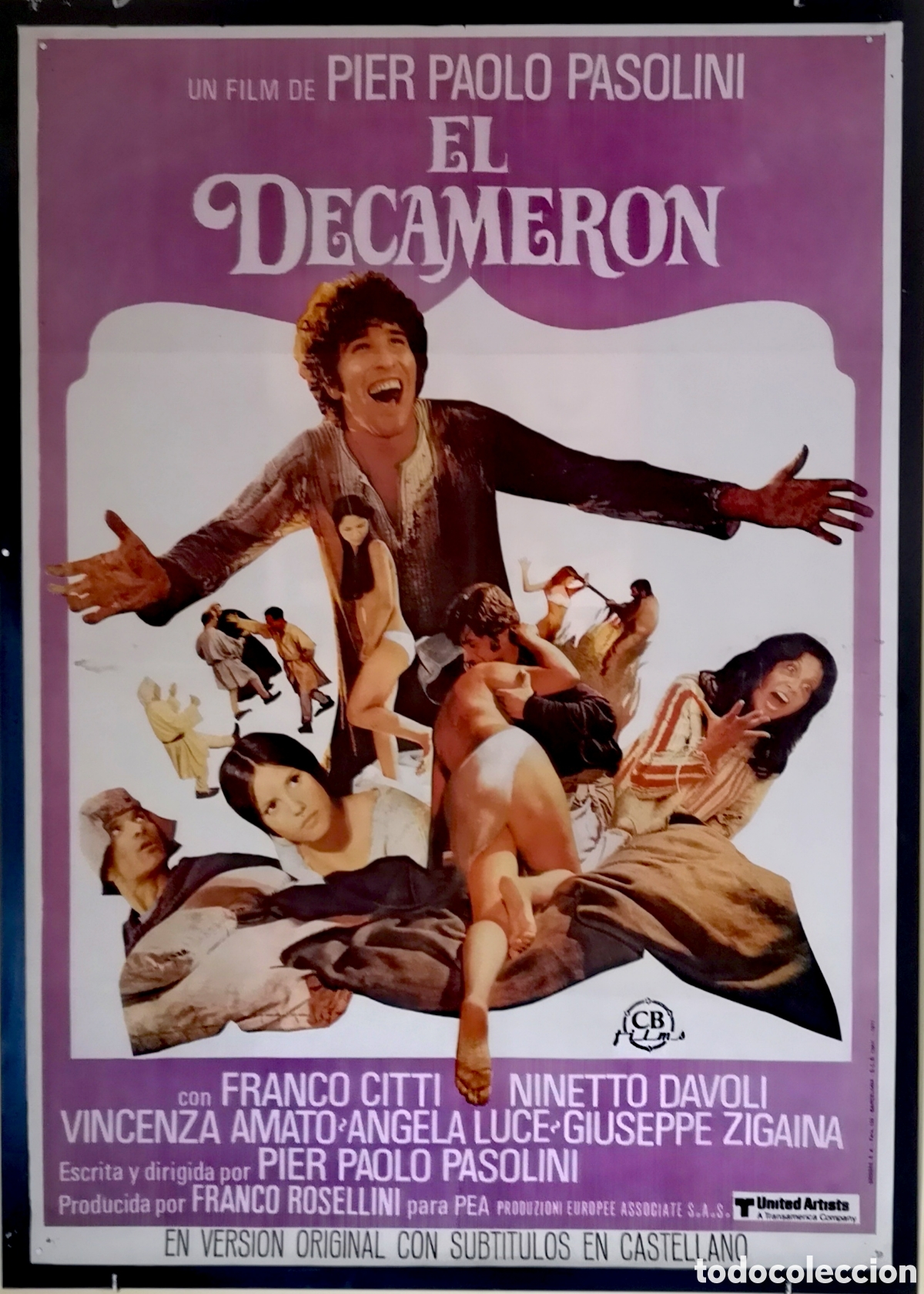 Cine: EL DECAMERON - PASOLINI - 70 X 100 - (23) - Foto 1