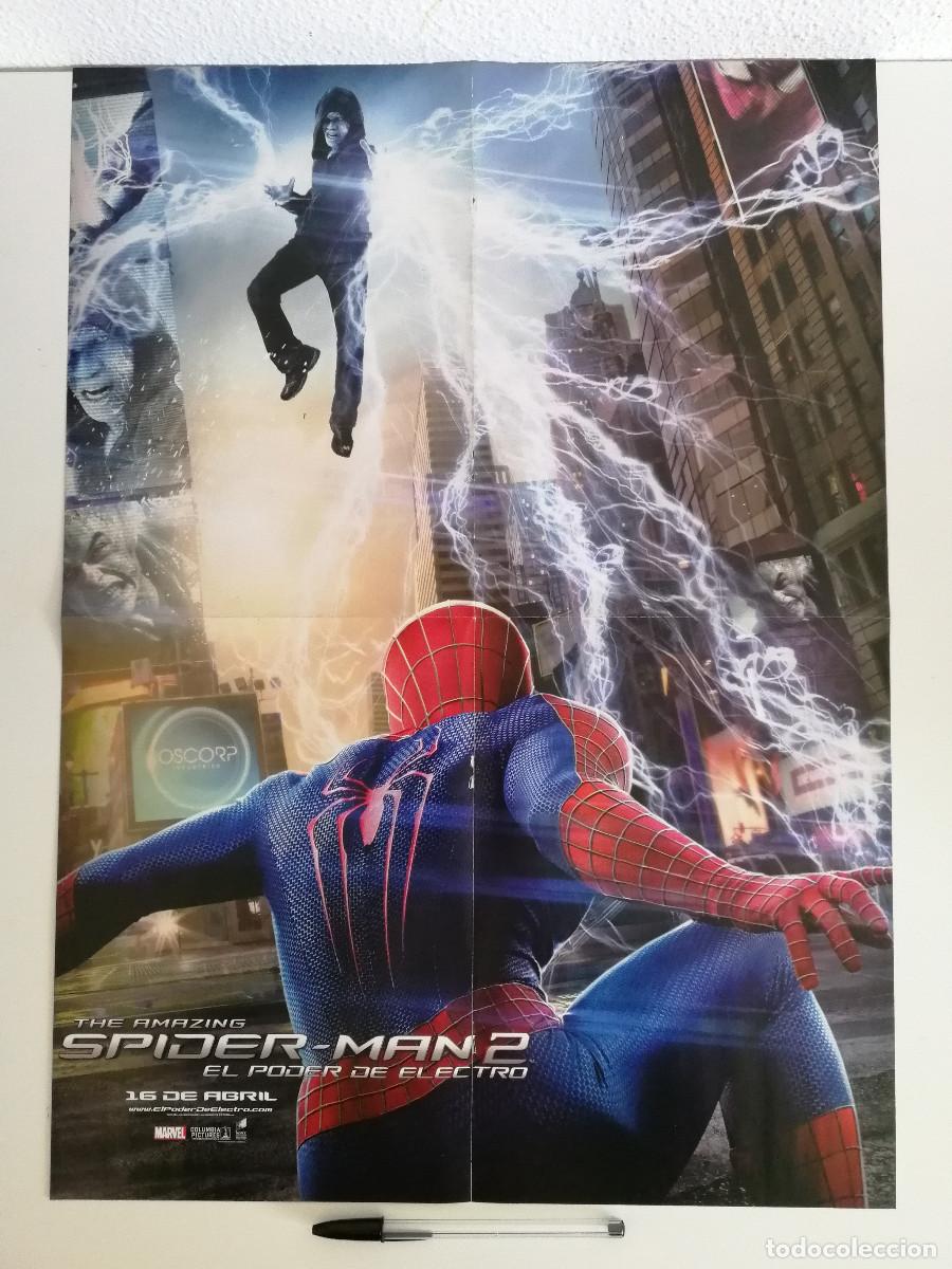 Cine: POSTER COLECCIONABLE -A2- SPIDER-MAN 2 EL PODER DE ELECTRO- SPIDERMAN - Andrew Garfield - Foto 1