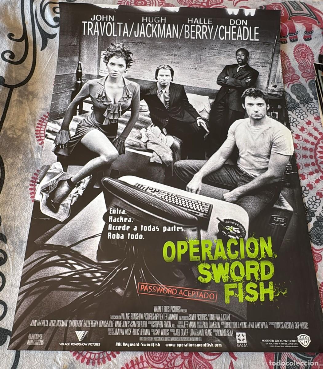 Cine: OPERACION SWORD FISH POSTER ORIGINAL - Foto 1