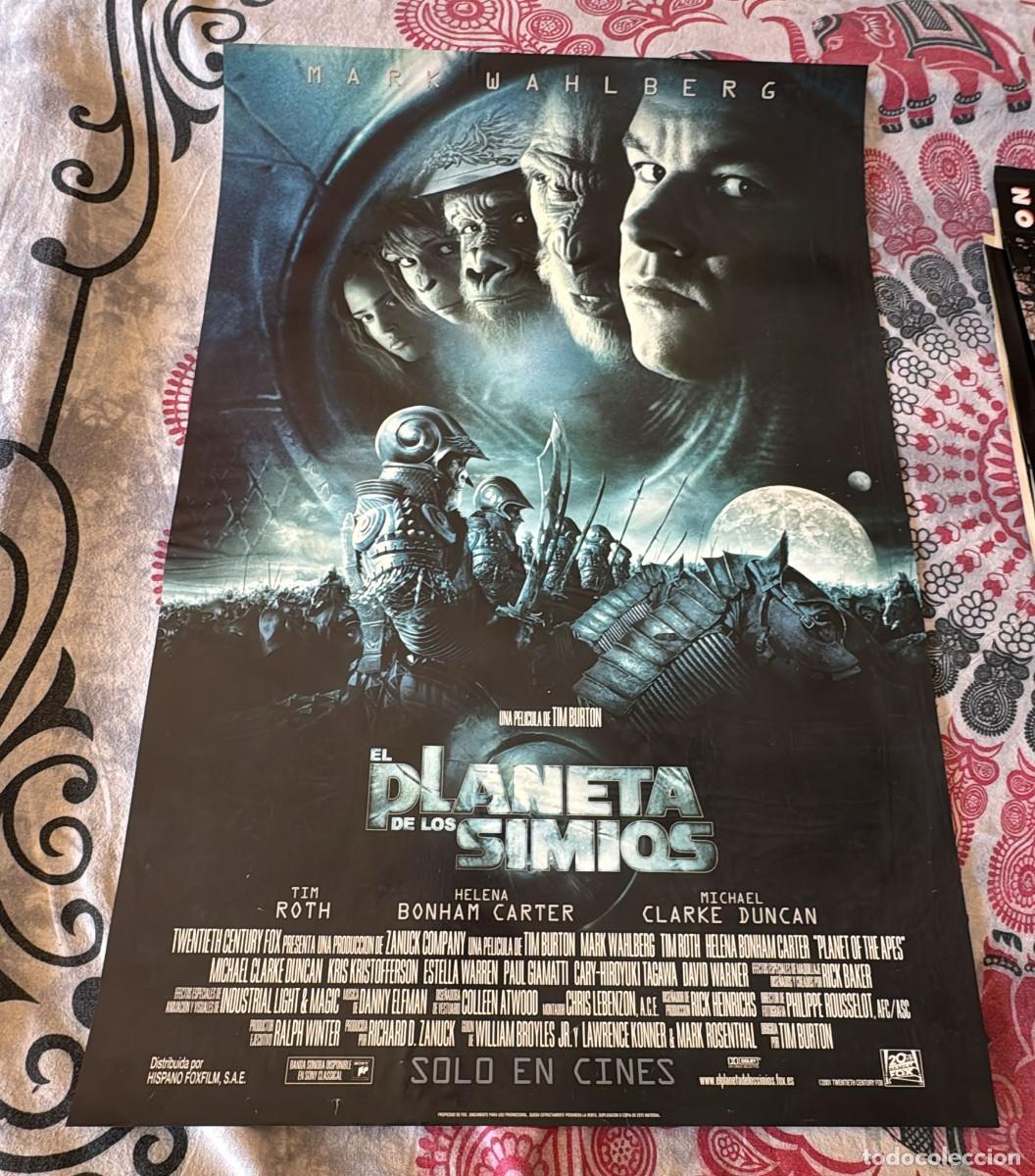 Cine: EL PLANETA DE LOS SIMIOS POSTER ORIGINAL - Foto 1