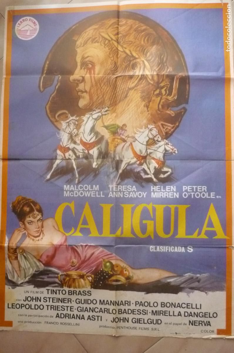 Cine: poster caligula peter o&acute;toole - Foto 1